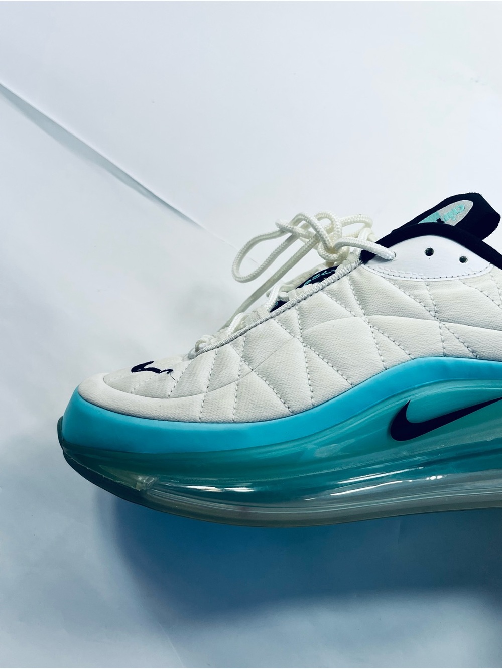 Nike Air Max MX-720-818 White Aqua Teal Platinum CK2607-001 Women’s 8.5 Sneakers - Picture 8 of 15